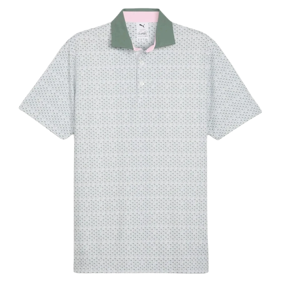 Puma AP MATTR Iced Tea Golf Polo - Green