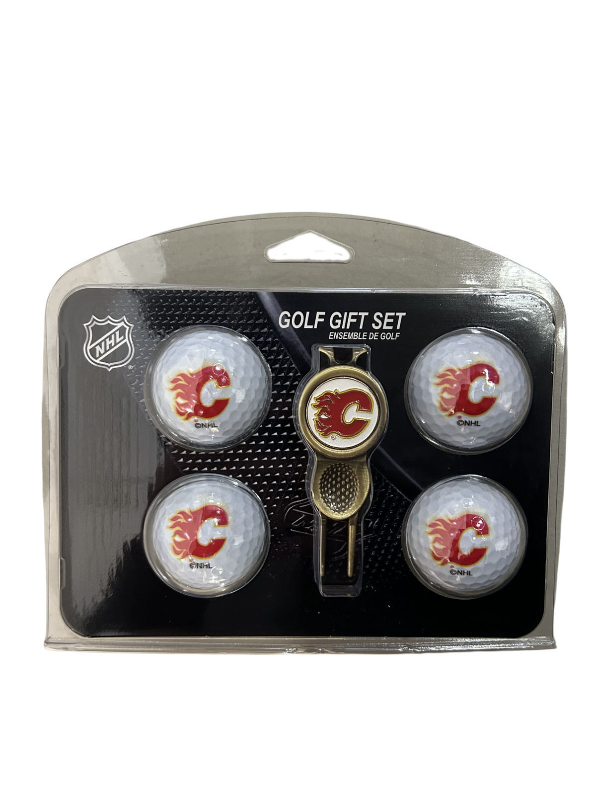NHL 4 Golf Balls & Divot Tool Set