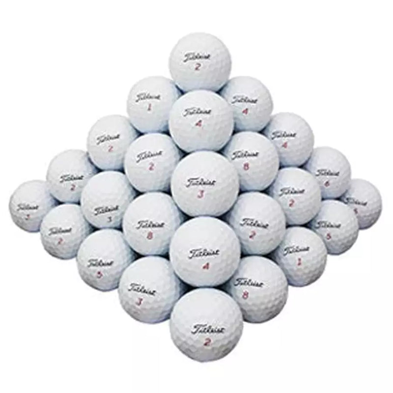 60 Titleist Mix White Golf Balls 2nd Grade Recycled Free Ship