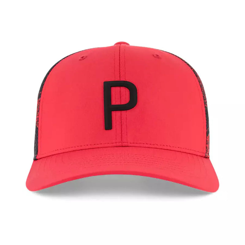 Puma Maple Printed Snapback Cap - Red