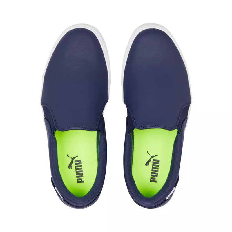 Puma TUSTIN Slip-On Ladies Spikeless Golf Shoes - Navy