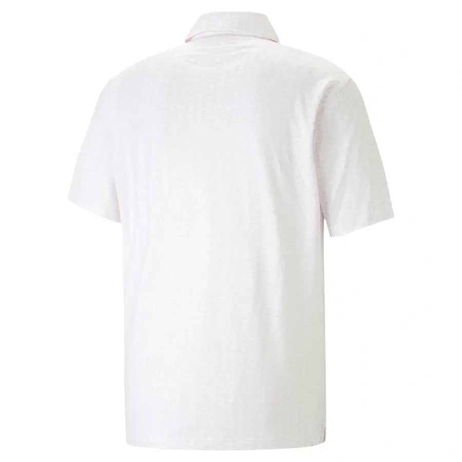 Plain white 2025 golf shirt