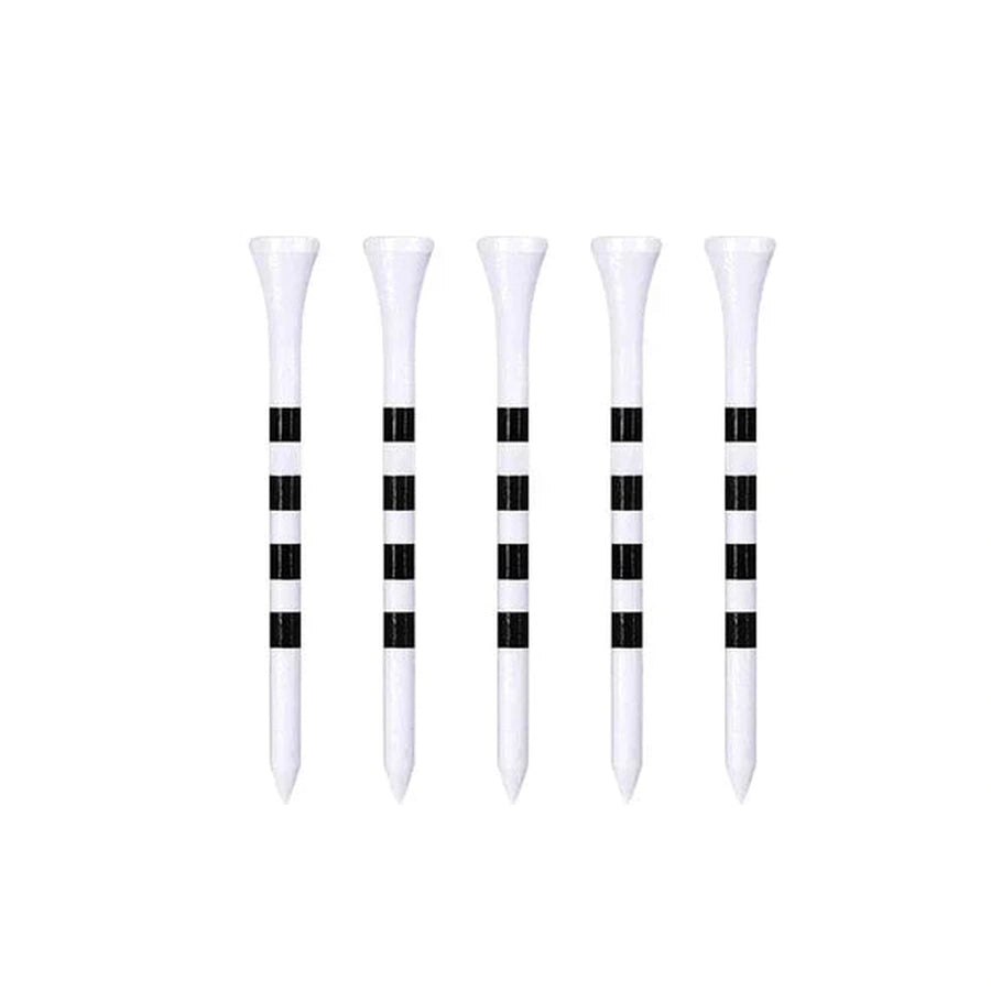 250 x 2-3/4" Wooden White Tees w/ Height Lines