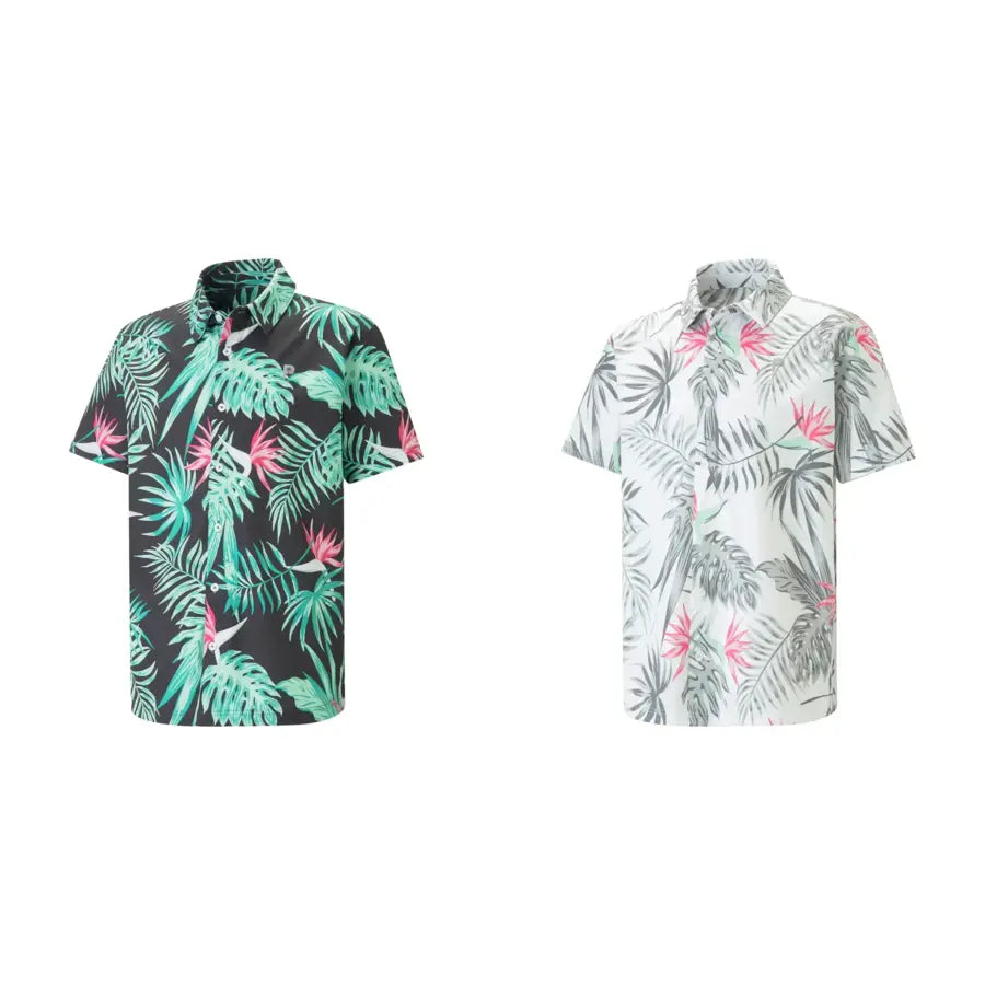 Puma X PTC Paradise Button Down Golf Shirt | Free Shipping Nation