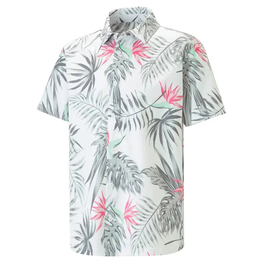 Puma X PTC Paradise Button Down Golf Shirt APP SPECIAL