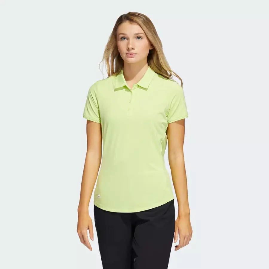 Adidas Ladies Ultimate365 Solid Polo Shirt Green