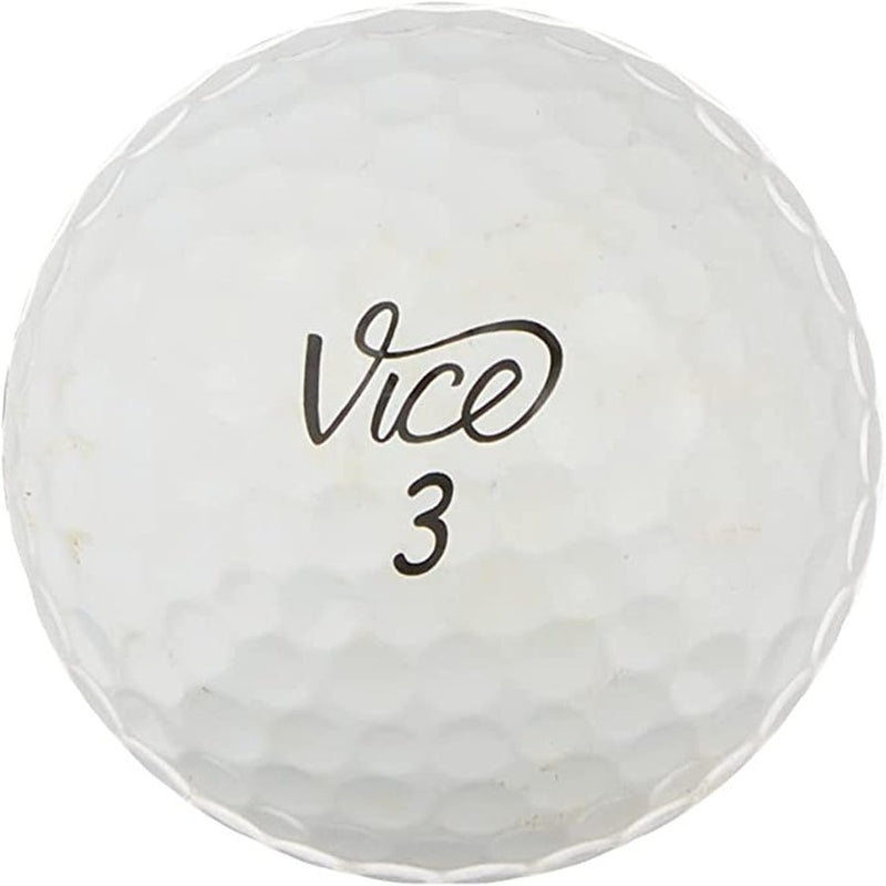 60 Vice Mix White Golf Balls - Recycled
