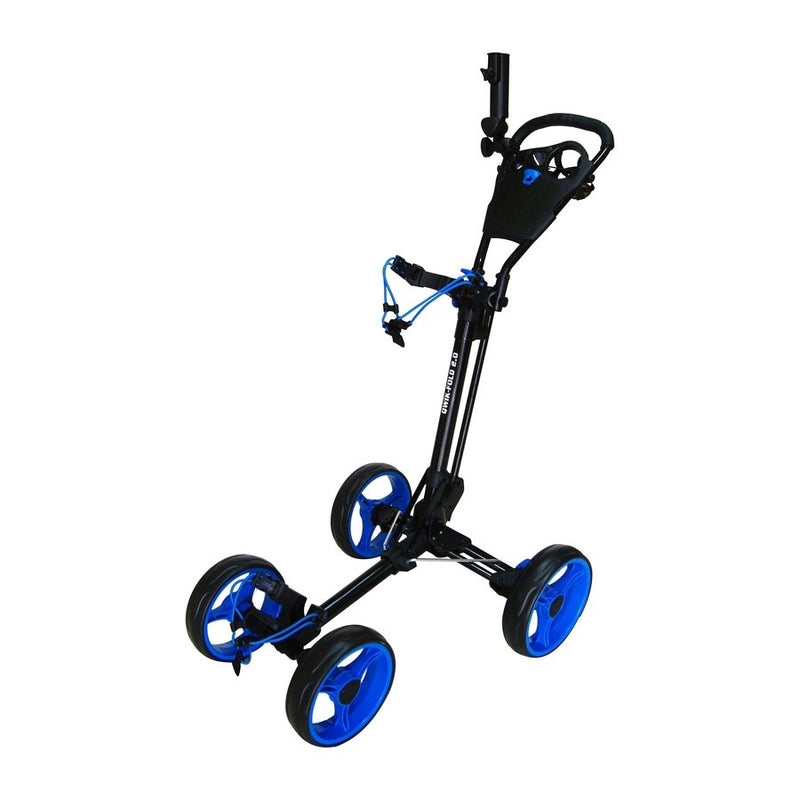Qwik Fold Four Wheel Push Cart