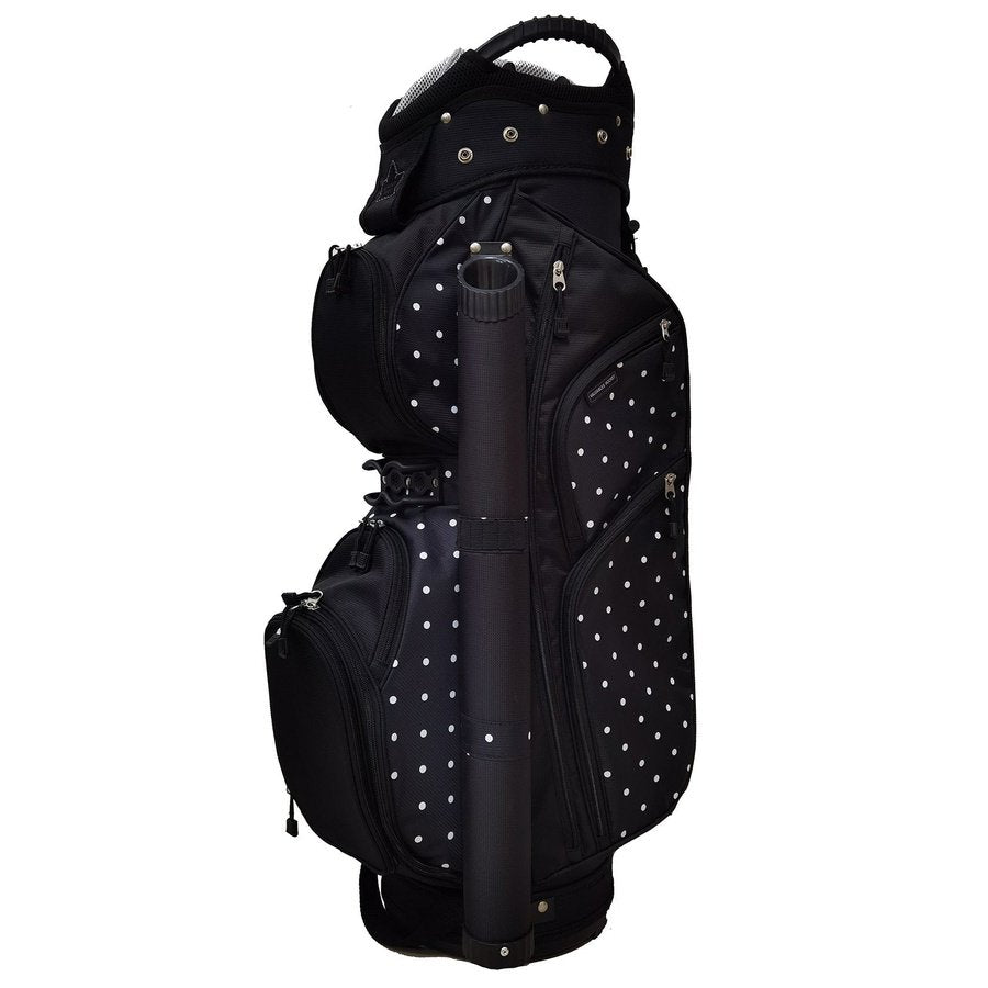 Northern Spirit Full Divider 14 Diamondback Golf Bag black and white dots