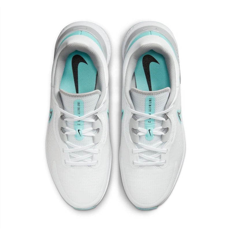 Nike Men's Infinity Pro 2 Golf Shoes - White/Copa
