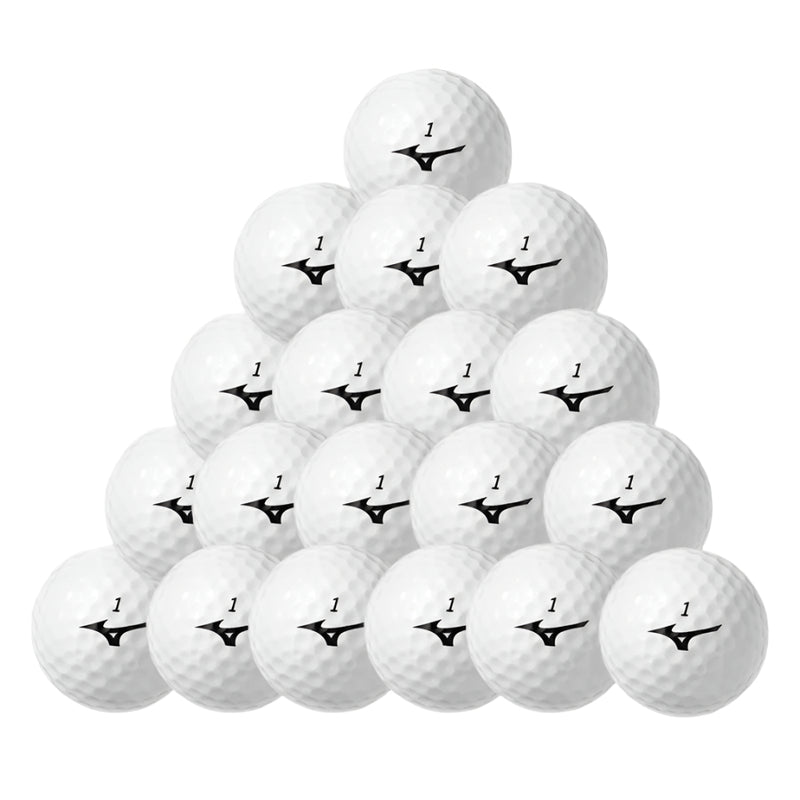 60 Mizuno Mix White Golf Balls - Recycled