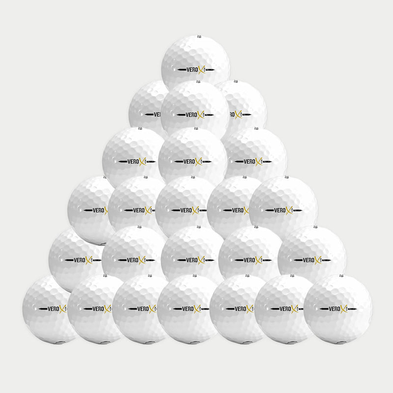 60 Oncore Mix White Golf Balls - Recycled