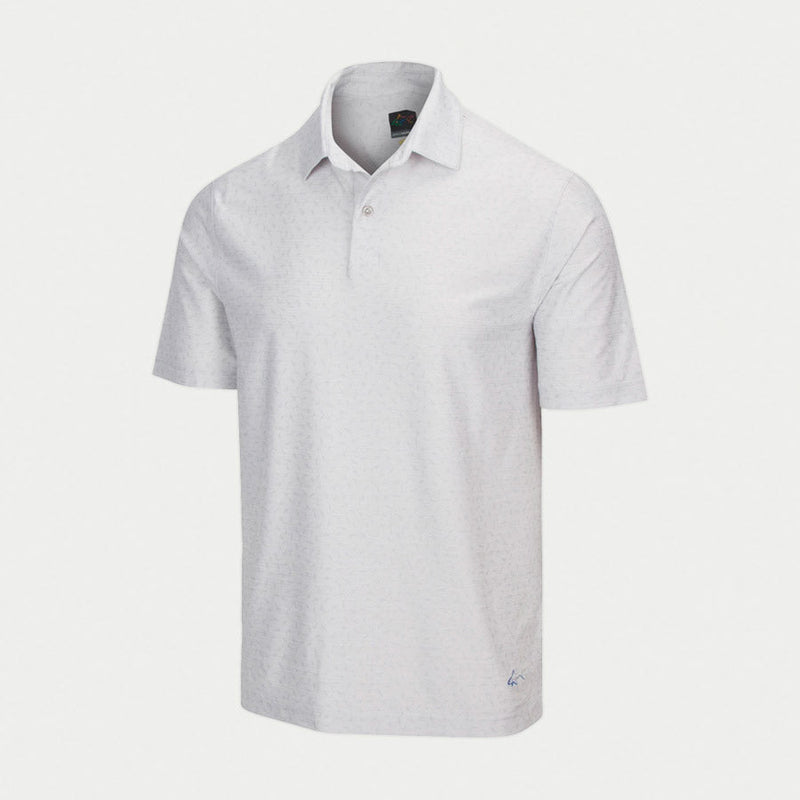 Greg Norman Mens Lab Shark Mesh Jersey Golf Shirt