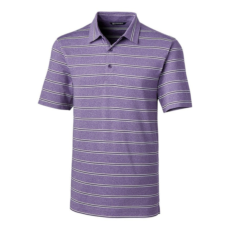 Cutter & Buck Forge Heathered Stripe Stretch Mens Polo