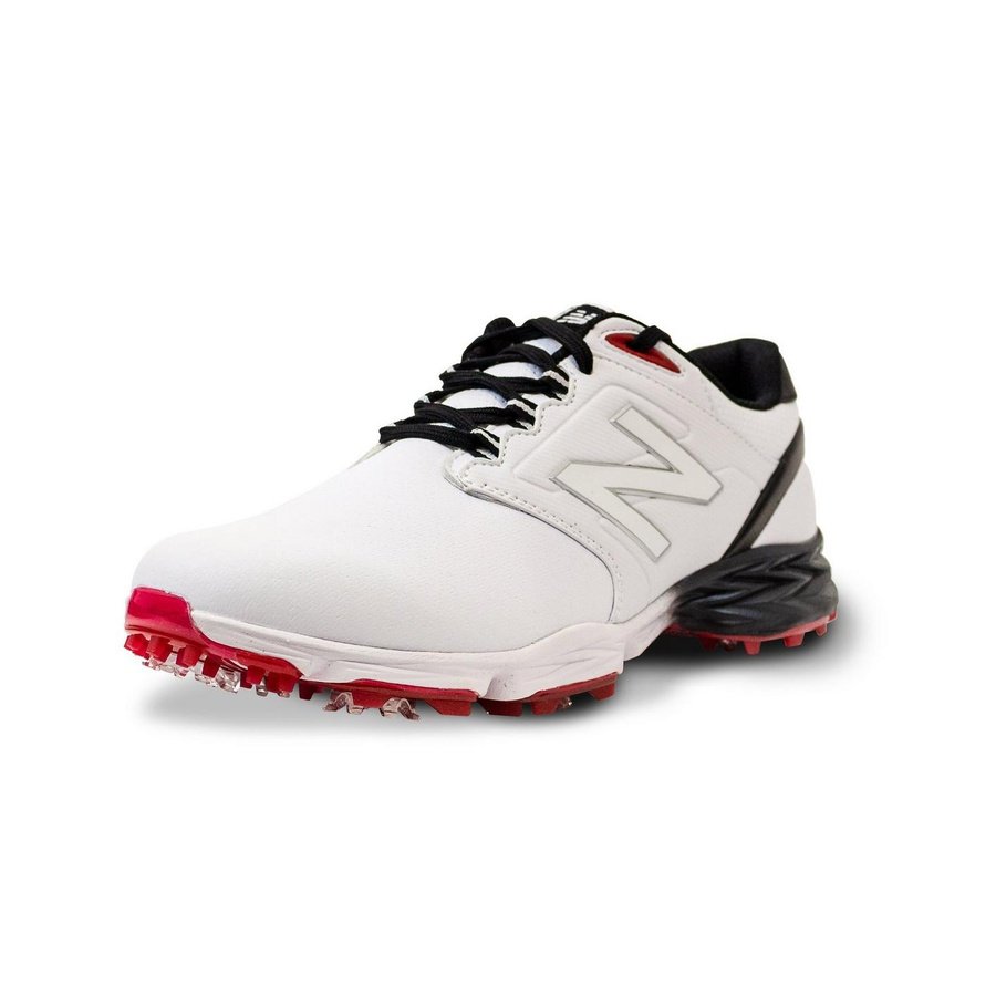 New Balance Men's Striker V3 Golf Shoe - White/Red