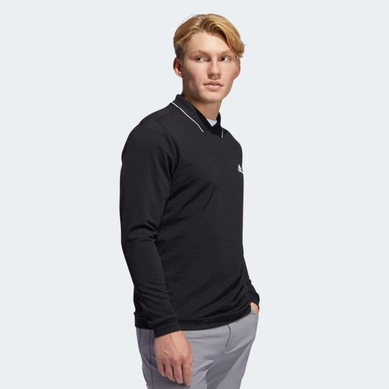 Adidas Golf Thermal Primegreen Long Sleeve Polo Shirt