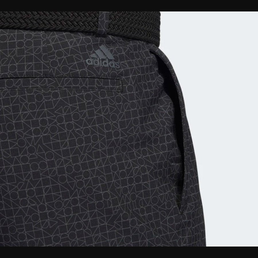 Adidas Abstract Print Shorts - Black