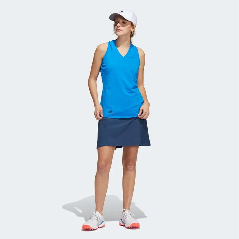 Ladies Adidas HEAT.RDY Sleeveless Polo Shirt