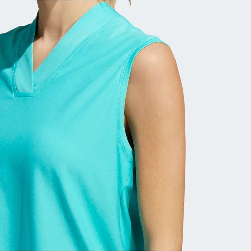 Ladies Adidas Go-To Sleeveless Polo Shirt