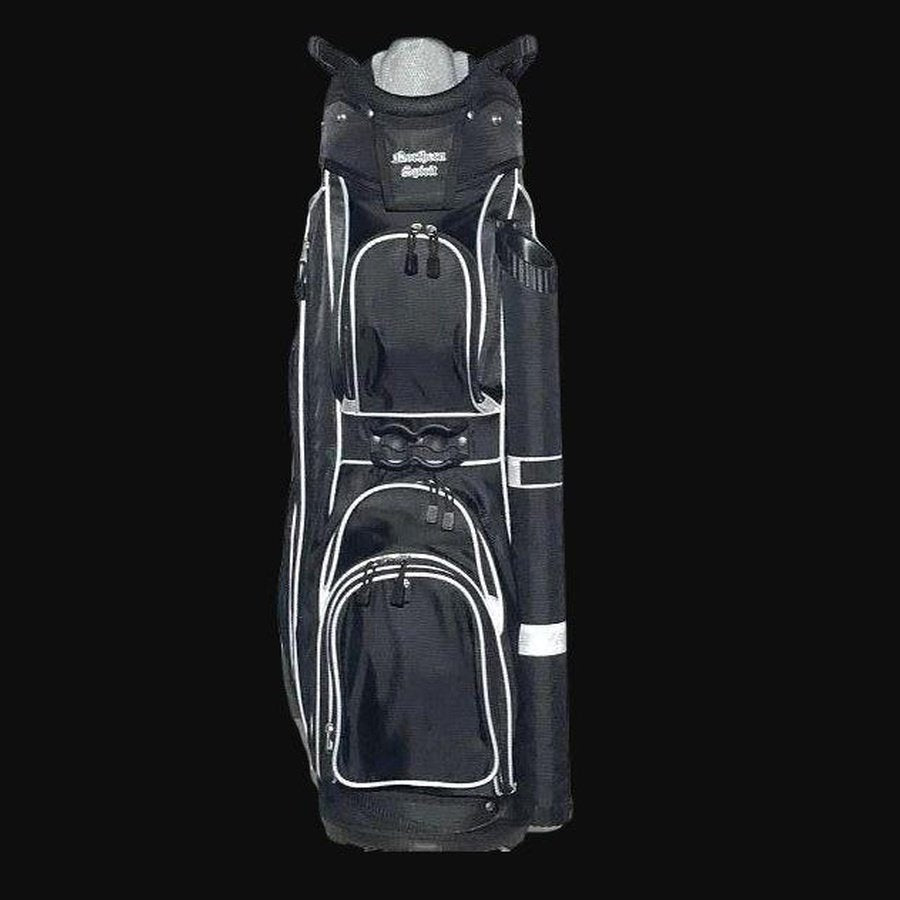 Northern Spirit Full Divider 14 Diamondback Golf Bag black and white details