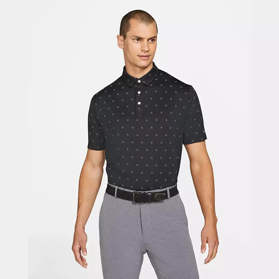 Nike printed golf polo sales