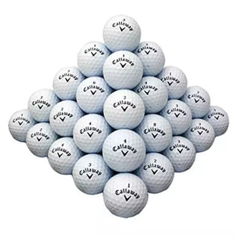 60 Callaway Mix White Golf Balls - Recycled