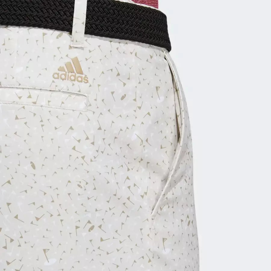 Adidas Ultimate365 Flag-Print Shorts - Beige