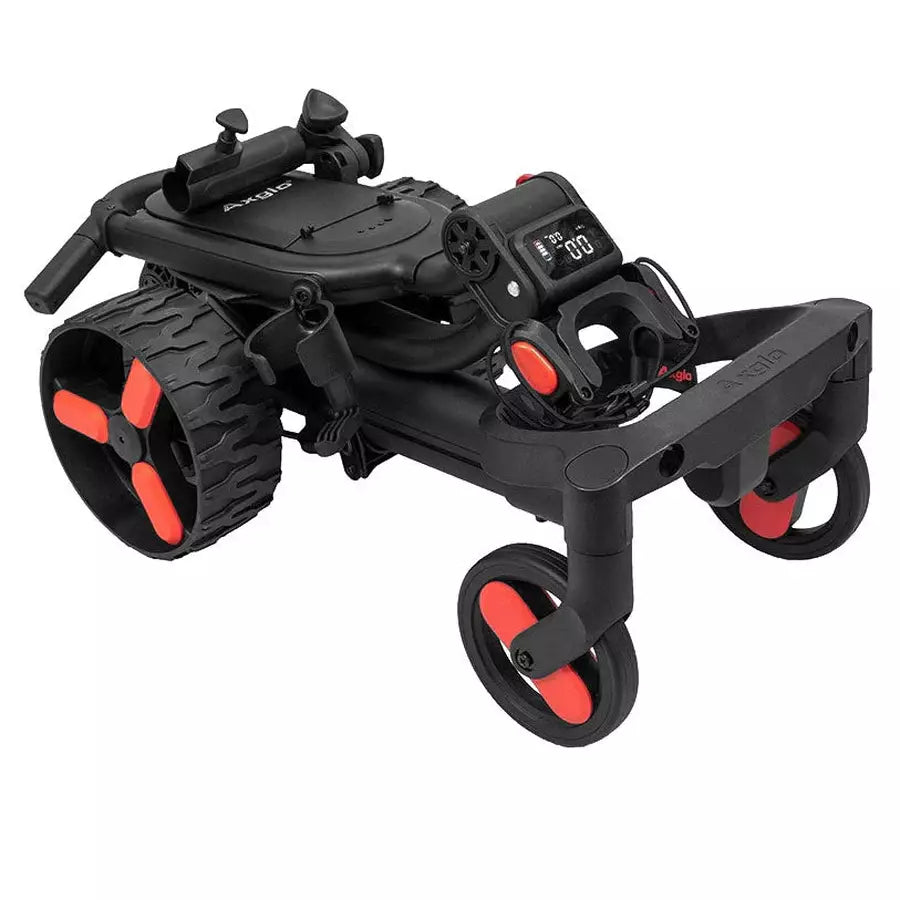 Axglo E3 Electric Golf Trolley w/FREE Storage Bag - Black