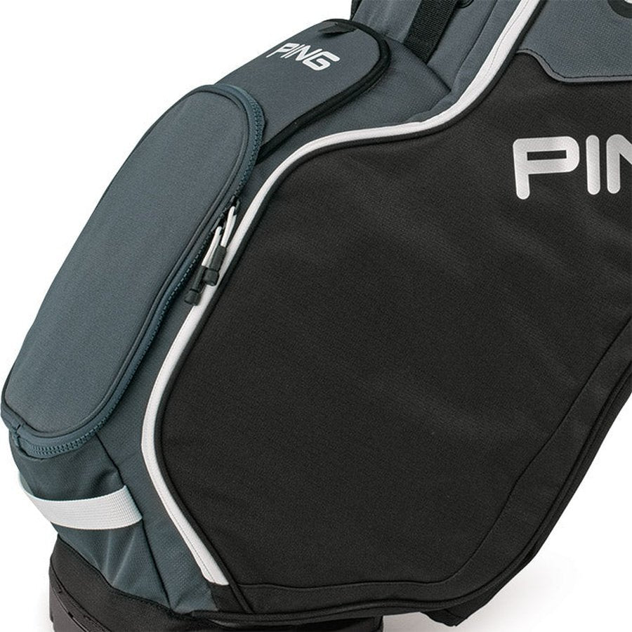 Detail of the bottom part of the Ping Hoofer 14 Carry Golf Bag