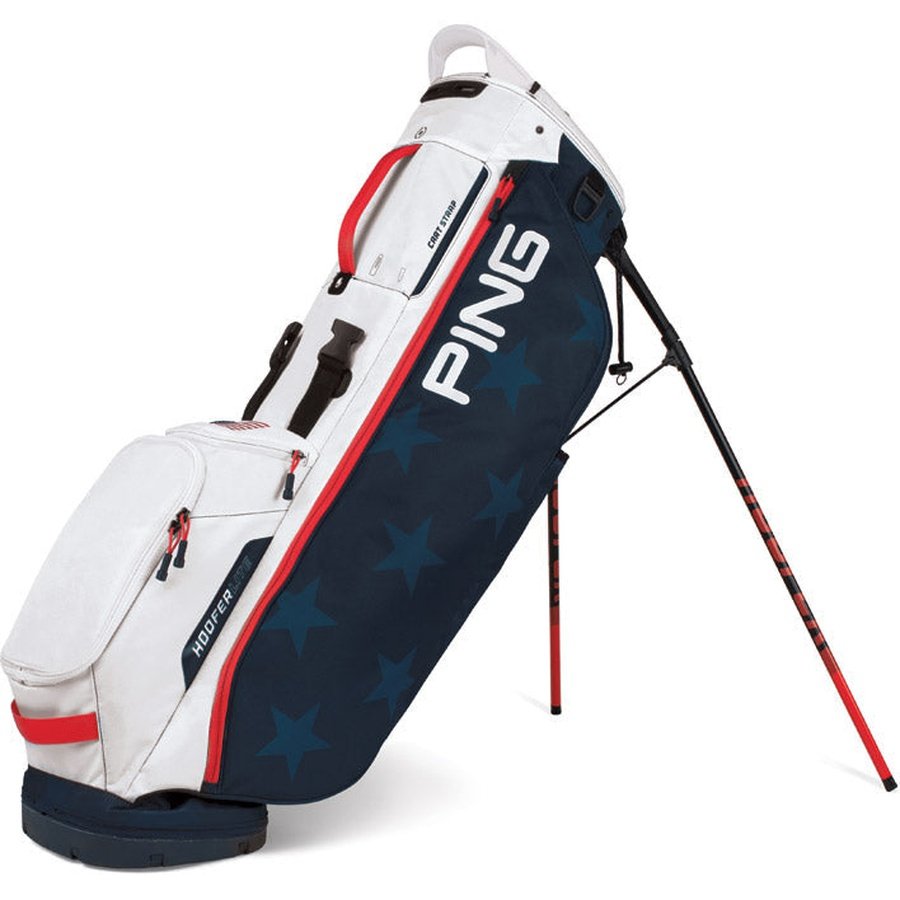 USA flag colors Ping Hooferlite 201 Carry Golf Bag