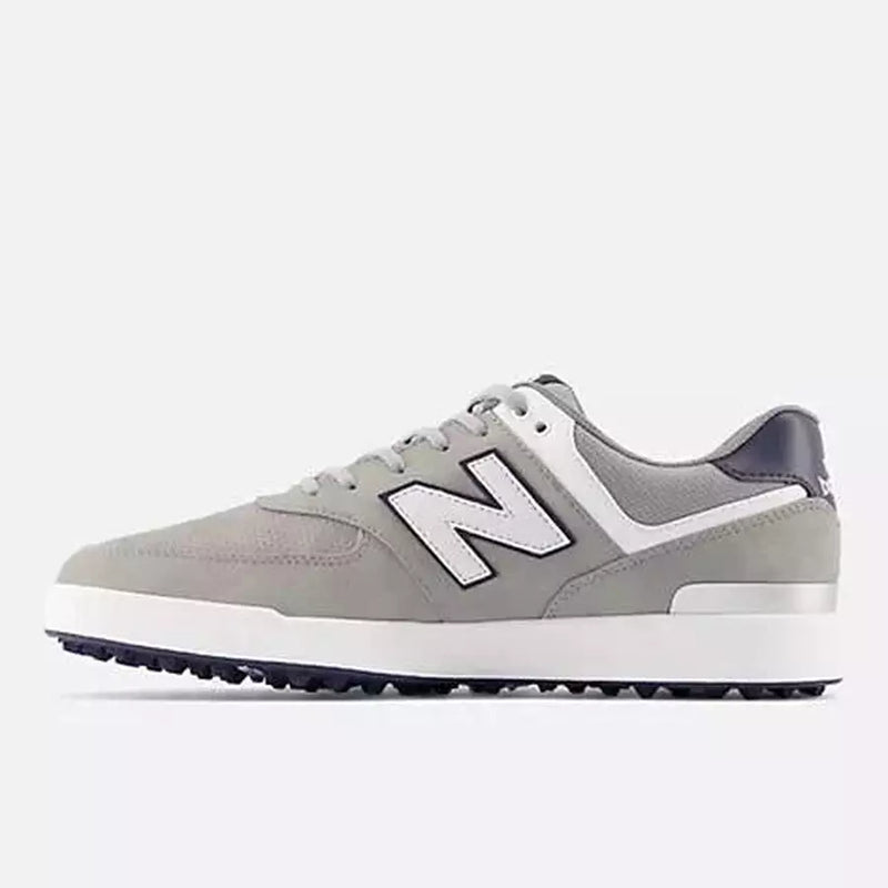 New Balance Men's 574 Greens Golf Shoe - Grey/White other side view