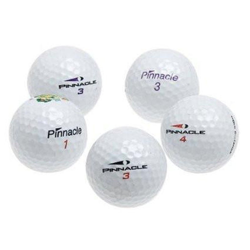 60 Pinnacle Mix White Golf Balls - Recycled