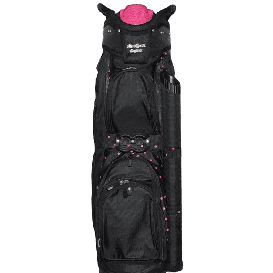 Northern Spirit Full Divider 14 Diamondback Golf Bag black and pink dots
