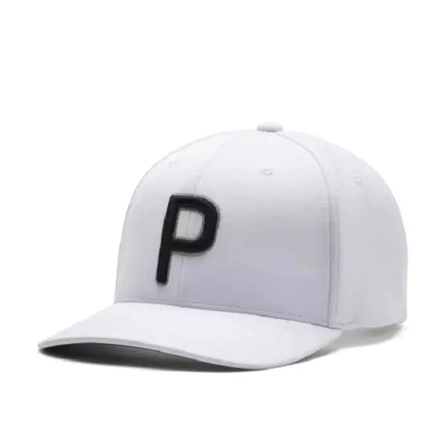 Puma P 110 Snapback Hat - Bright White
