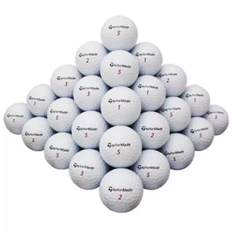 60 TaylorMade Mix White Golf Balls - Recycled